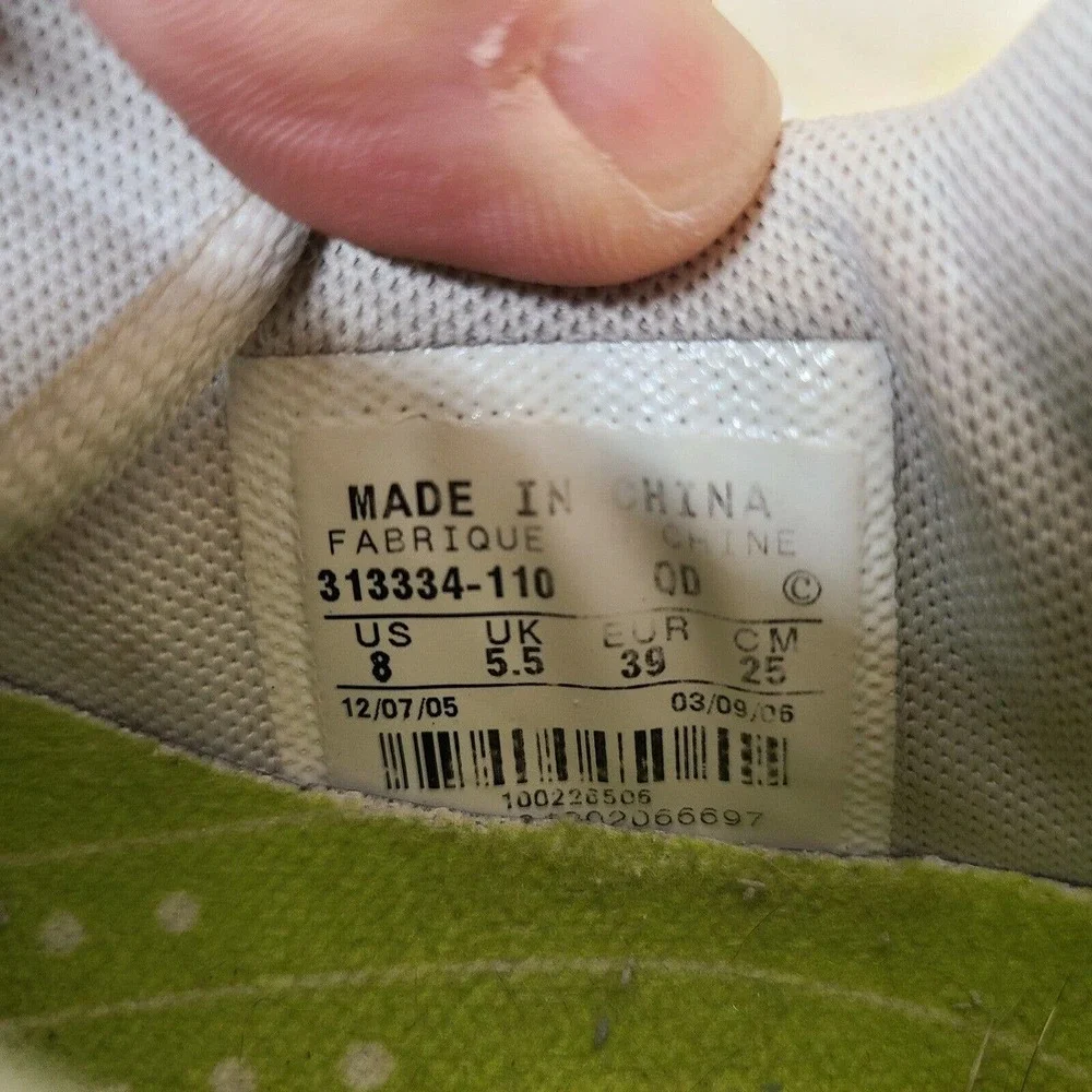 Nike Shox Women’s Running Sneaker‎ Shoe White Size 8 Athletic 313334-110